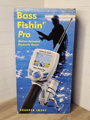Sharper Image Bass Fishing Pro Juego Electrónico Activado por Movimiento CAJA ABIERTA Foto 1 de 4