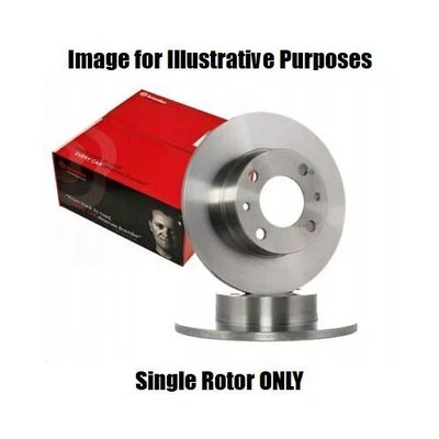 Rotor de freio a disco Brembo 09-A966-1X - Extra perfurado transversal revestido UV dianteiro para LX570 - Imagem 1 de 3