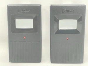Linear single button Garage Door, gate remote opener MT-1B ACP00728 (2 PACK) NEW - Picture 1 of 3