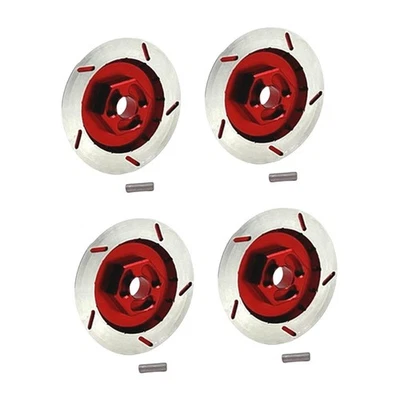 4Pcs 1/12 RC Wheel Brake Disc Accessory Aluminum for MN128 Crawler Car - Image 1 of 2