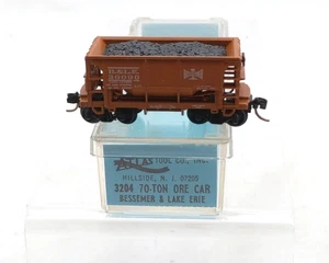 Atlas 3204 N Scale Bessemer & Lake Erie 70 Ton Ore Car w/Load #20090 LN/Box - Picture 1 of 1