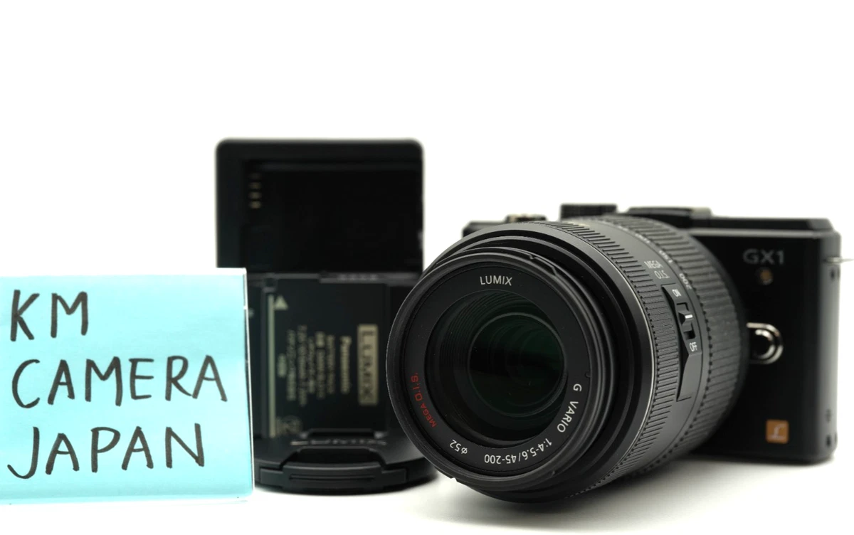 Panasonic LUMIX DMC-GX1　箱説付き Panasonic LUMIX DMC-GX1の外観をみる /monox デジカメ 比較 レビュー
