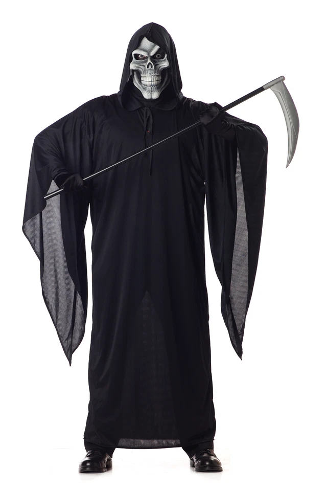 Disfraz de Halloween para adulto Grim Reaper Scary Skeleton Foto 1 de 1