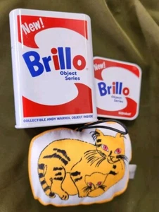 Kidrobot Andy Warhol Brillo Blind Box Cat Plush Ornament 2/24 Sam The Cat ! - Picture 1 of 3