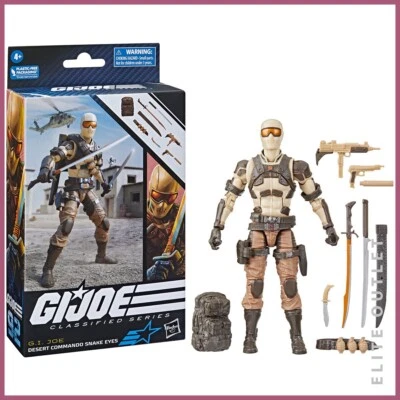 Hasbro G.I. Figura de acción Joe Classified Series 6 pulgadas Desert Commando ojo de serpiente Foto 1 de 4