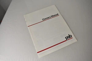 Original Vintage PSB Speaker Universal Speaker Owners Manual - Picture 1 of 2