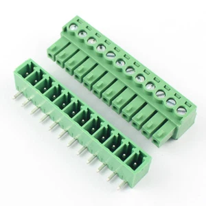 10 piezas conector enchufable de 3,5 mm 12 pines ángulo recto tornillo bloque terminal - Imagen 1 de 6