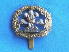 The South Lancashire ( Prince of Wales Volunteers ) Regiment cap badge.