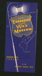 Louis Tussaud's English Wax Museum Cascate del Niagara Canada brochure anni '60 - Foto 1 di 3