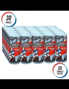Scott Shop Towels Original (75130), Blue Shop Towels, 1 Roll/Pack, 30 Packs/Case - Picture 1 of 4