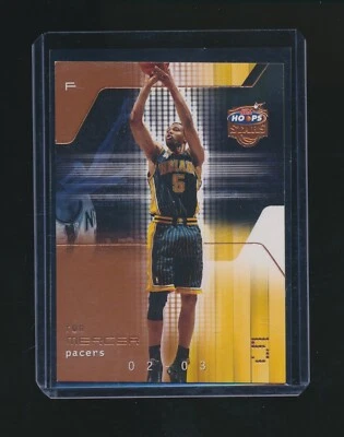 RON MERCER 2002-03 FLEER HOOPS FIVE-STAR PARALLEL 056/299 #85 - Image 1 of 2