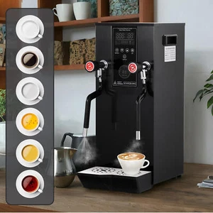 2000W 15L Automatic Commercial Steam Milk Frother Fast Heating Milk Steamer New - Picture 1 of 6
