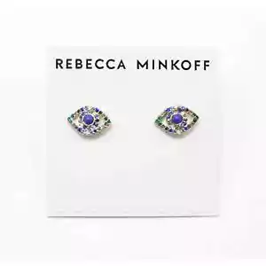 Rebecca Minkoff Evil Eye Stud Earrings #RM234 - Picture 1 of 2