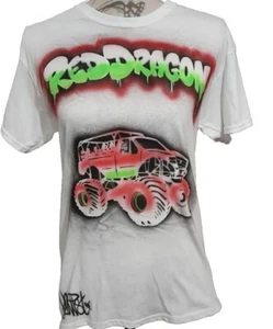 Monster Truck Airbrushed Kids T shirt 5-6 Years - Picture 1 of 5