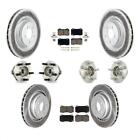 Disc Brake Rotors And Pads Kit For 13 15 Chrysler 300 Front And Rear Kbb 120558