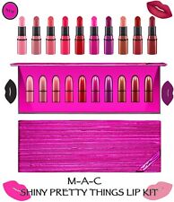 1 Mac Shiny Pretty Little Things 10 Pc Lipstick Kit Limited Valentine Gift Set