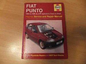 Fiat Punto Haynes Manual, 1994 to 1996, 1.1, 1.2, 1.7, Petrol & Diesel, 3/5 door - Picture 1 of 12