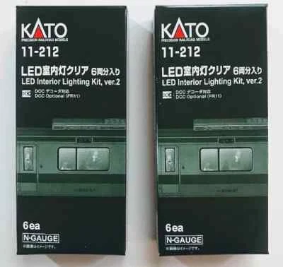 Lots of 2 Kato 11-212 LED Interior Lighting Kit 12 Set N Scale - Image 1 of 2