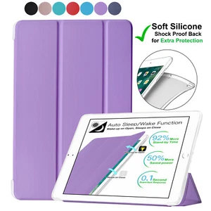 iPad 10.2" 8th 7th Gen 10.9 Pro 9.7 11 10.5 Case Transparent Back Cover Purple - Picture 1 of 118