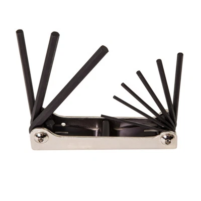 Klein Tools 70591 Folding Hex Key Set, 9-Key, SAE Sizes - Image 1 of 4