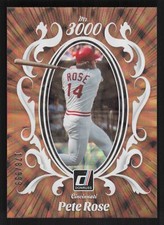 2023 Panini Donruss #M3K-17 Pete Rose Mr. 3000 Bronze Insert #'d /999
