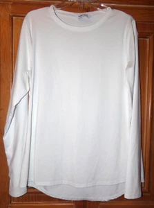 DSG DICK'S SPORTING WOMENS SIZE XL WHITE LONG SLEEVE BASE LAYER TOP FLEECE - Picture 1 of 2