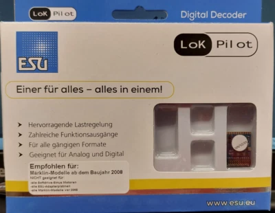 ESU 59649 LokPilot 5 Decoder MTC21 MKL, DCC, MM, SX, mfx, H0, NEU - Bild 1 von 4