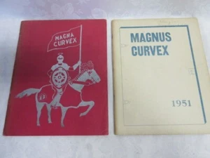 Vtg MAGNA CURVEX 1951 & 1952 Yearbooks, GREAT BEND HIGH SCHOOL, Hallstead, Pa - Picture 1 of 21