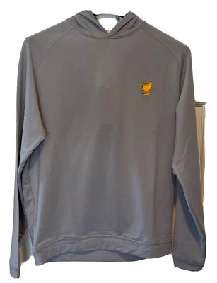PETER MILLAR 2026 PRESIDENTS CUP GRIS JERSEY SUDADERA CON CAPUCHA TALLA PEQUEÑA PGA NUEVO Foto 1 de 4