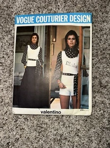 Vintage Vogue Couturier Design Pattern VALENTINO # 2551 Size 12 - Picture 1 of 2