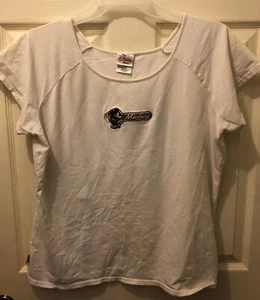 Top blanco para mujer Disney Store Mickey talla 2XL con aplique - Imagen 1 de 6