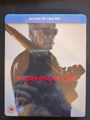Terminator Genisys 3D + 2D - Zavvi Exclusive Steelbook Only 4000 New & Sealed - Image 1 of 2