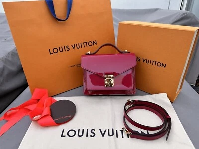 100% ORIGINAL LOUIS VUITTON TASCHE MONCEAU PINK ROSA LACK LEDER NEU! - Bild 1 von 4