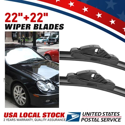 For 2005-2006 Mercedes-Benz C55 AMG 22" 22" All weather Windscreen Wiper Blades - Image 1 of 4