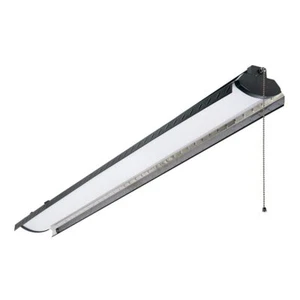 Metalux SHP 46.5 in. Black Integrated LED Shop Light 4000K in Cool White - Picture 1 of 8