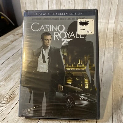 Casino Royale (DVD, 2006, 2-Disc Set, Full Screen Edition) James Bond NEW SEALED Foto 1 de 3