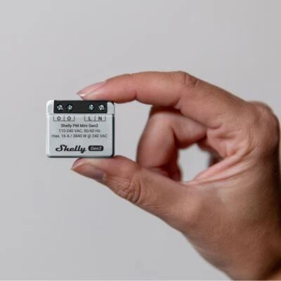 Shelly PM Mini Gen 3 | Smart Wi-Fi & Bluetooth Power Meter - Image 1 of 2