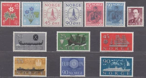 NORGE - SET AÑO COMPLETO 1961 - AÑO Mi.: 438-450 - **MNH** - Imagen 1 de 1