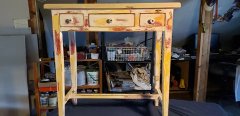 butchers block table Cover