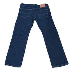 Levi's 505 Jeans Regular Straight Fit Men 33x30 Blue Zipper Fly Good Condition  - Picture 1 of 9