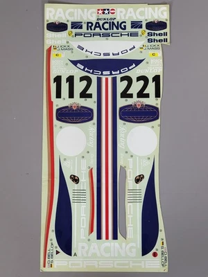 Original Tamiya 5213 1/12 R/C PORSCHE 956 RM "Partial Sticker Decal Sheet" - Image 1 of 4