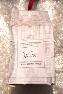 White Company Winter Candle - 75g Cinnamon, Clove & Orange Scented - DENTED BOX - Picture 1 of 1