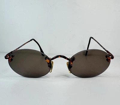 VTG 90s Vogue Firenze Bausch And Lomb Italy W2087 Rimless Oval Sunglasses - Image 1 of 4