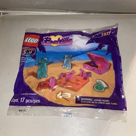 New Lego Belville Bears on the Beach Polybag Set 5977