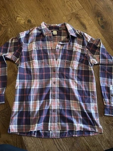 Woman Duluth Trading Co Flanellhemd Damen Medium lila/pink Baumwolle gebraucht, in einwandfreiem Zustand - Bild 1 von 5