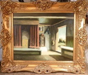 NIELS BORCH! FARMHOUSE INTERIOR WITH OPEN DOOR (B) - Picture 1 of 4
