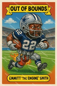 GX213 Emmitt Smith - Dallas Cowboys Out of Bounds 4x6 12x18 16x24 Photo - Picture 1 of 1