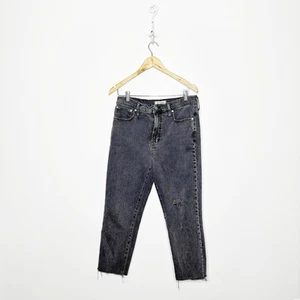 MADEWELL THE PERFECT VINTAGE JEANS womens GRAY straight leg stretch size 29 - Picture 1 of 8