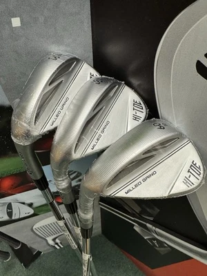 Left Handed TaylorMade Hi Toe 3  52*, 56* & 60* Wedge Set- Satin Chrome - Image 1 of 4