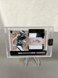 2024 Panini One Will Shipley Rookie Dual Patch Auto RC Green RPA #/49 Eagles - Picture 1 of 5